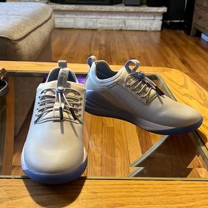 Clove blue and grey sneakers